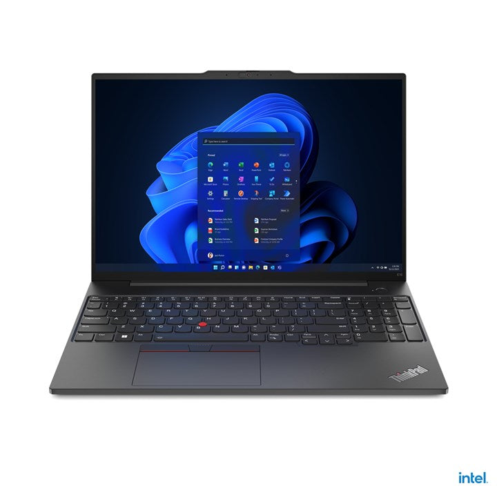 Lenovo ThinkPad E16 Notebook 40.6 cm (16") WUXGA Intel® Core™ i7 i7-1355U 16 GB DDR4-SDRAM 512 GB SSD Wi-Fi 6 (802.11ax) Windows 11 Pro Black-PCR Business Solutions Ltd