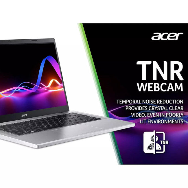 Acer Aspire 3 A314-23P Laptop, 14 Inch FHD Screen, AMD Ryzen 5 7520U Processor, 8GB RAM, 256GB SSD, Windows 11 Home, Silver-PCR Business Solutions Ltd