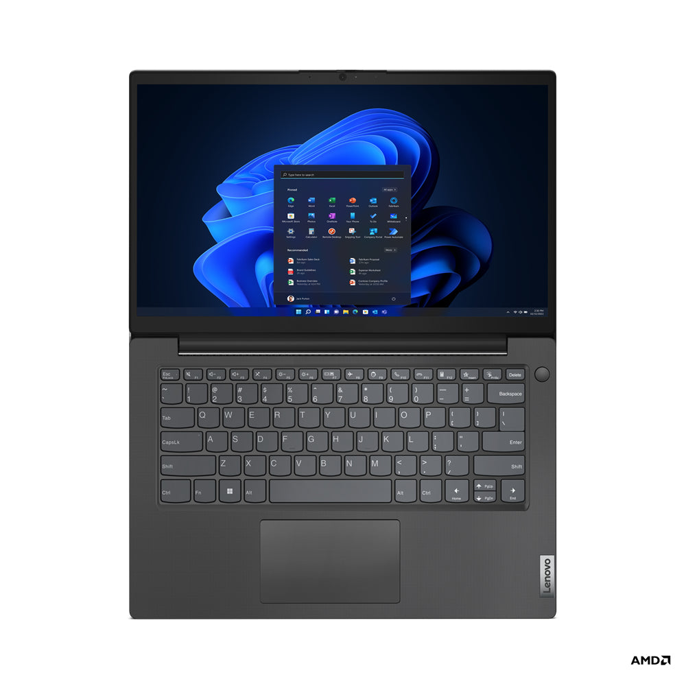 Lenovo ThinkBook V14 G4 AMN Laptop, 14 Inch Full HD Screen, AMD Ryzen 5 7520U Processor, 16GB RAM, 256GB PCIe 4.0x4 NVMe SSD, Windows 11 Pro