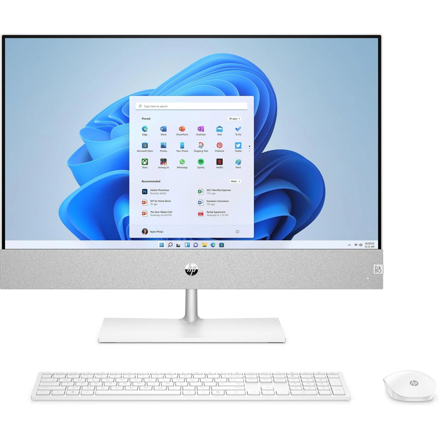 HP 24-ca1001na Ryzen 5-5625U 8GB Ram 512GB SSD 23.8" WiFi W/C Win 11-PCR Business Solutions Ltd