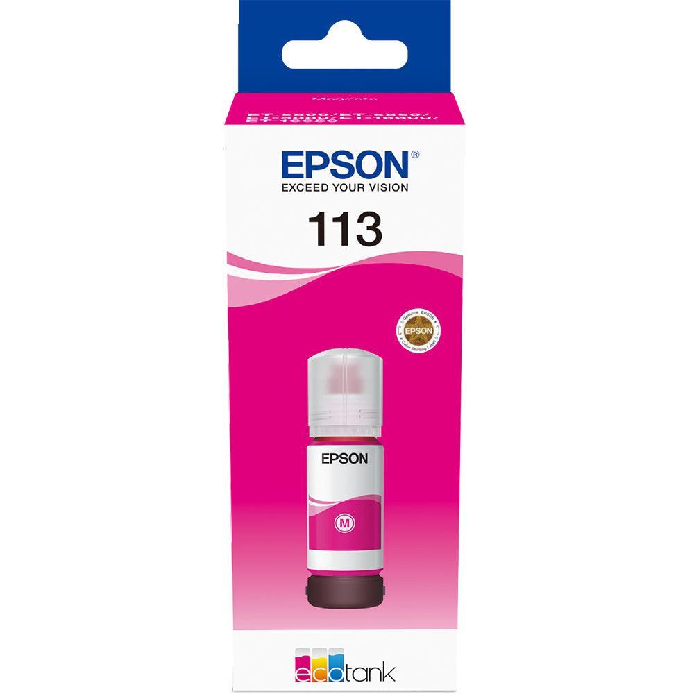Epson 113 Magenta Ink Bottle (6,000 Pages) C13T06B340-PCR Business Solutions Ltd