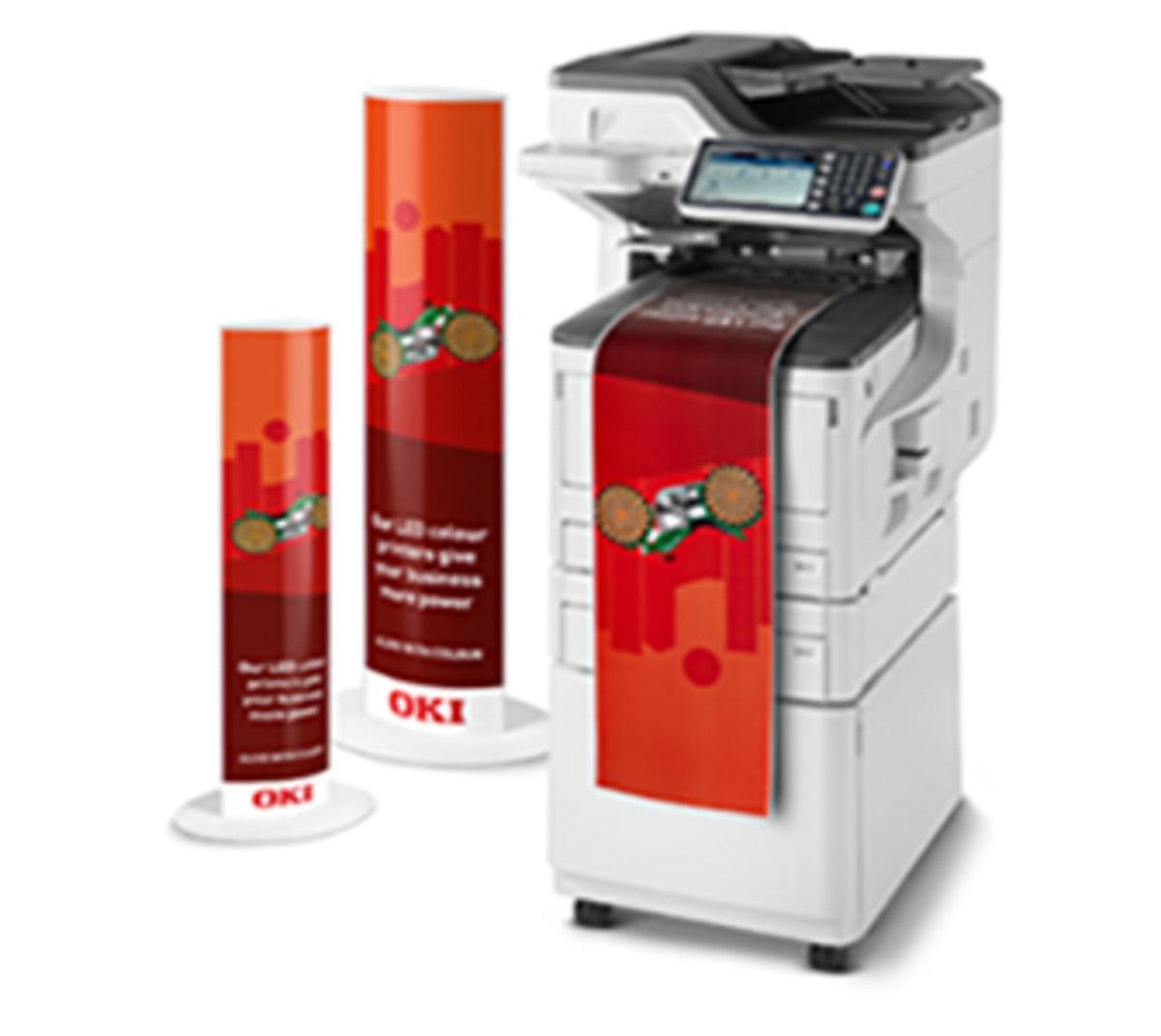 Oki MC883DNCT A3 Colour Laser Multifunction Printer-PCR Business Solutions Ltd