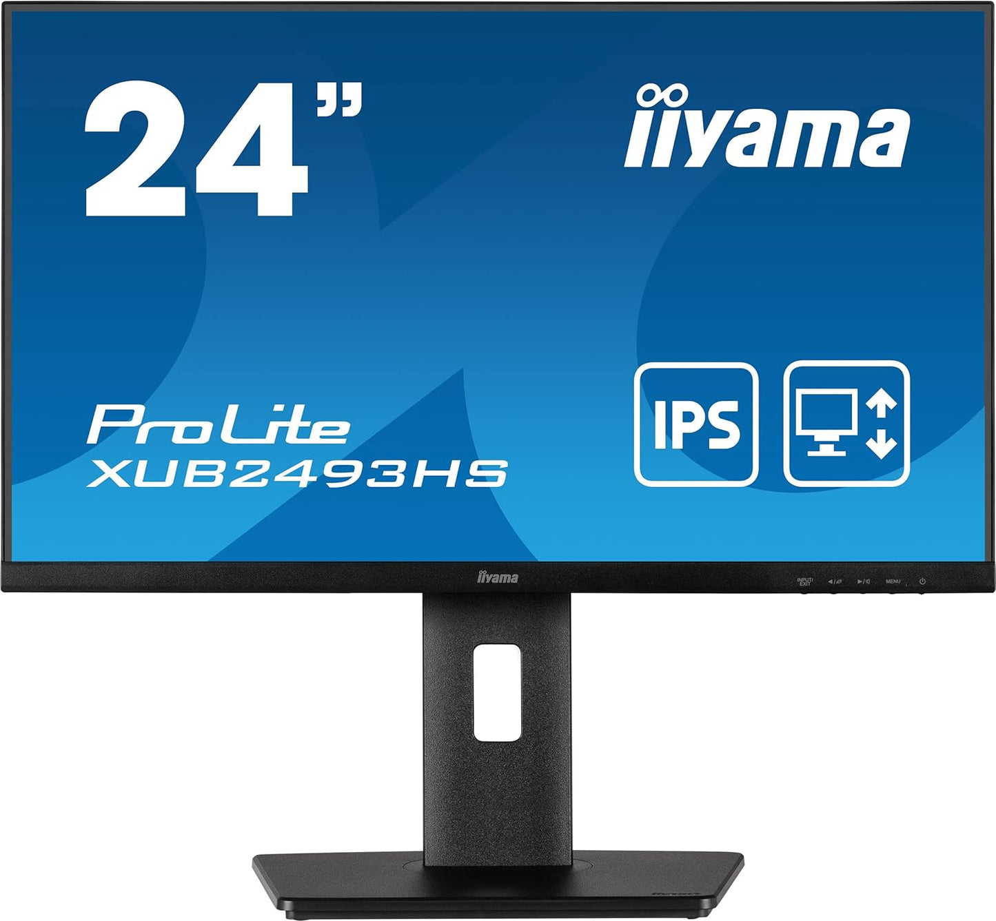 iiyama G2445HSU-B1 24" IPS Monitor, 1920 x 1080 Full HD, 100Hz, 1ms-PCR Business Solutions Ltd