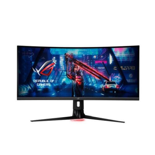 Asus 34" ROG STRIX UWQHD Ultra-wide Curved Gaming Monitor (XG349C), 3440 x 1440, 1ms, OC 180Hz, sRGB, HDMI, DP, USB, Speakers, RGB, VESA-PCR Business Solutions Ltd