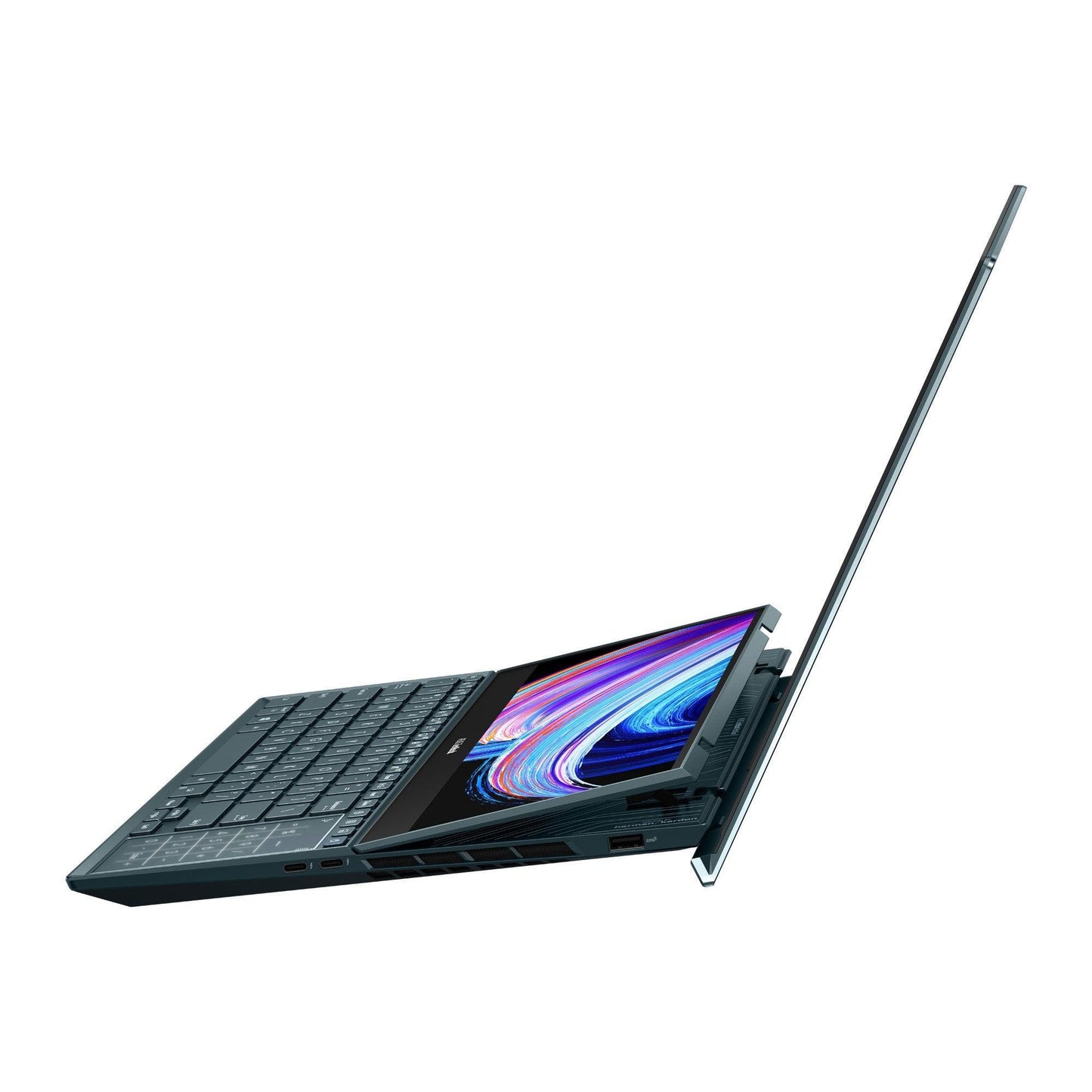 ASUS ZenBook Pro Duo 15 OLED UX582HS-H2010W i9-11900H Notebook 39.6 cm (15.6") Touchscreen 4K Ultra HD Intel® Core™ i9 32 GB DDR4-SDRAM 1000 GB SSD NVIDIA GeForce RTX 3080 Wi-Fi 6 (802.11ax) Windows 11 Home Blue-PCR Business Solutions Ltd