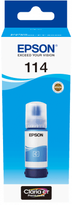 Epson 114 EcoTank Cyan ink bottle C13T07B240-PCR Business Solutions Ltd