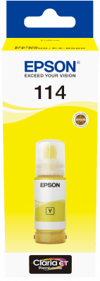 Epson 114 EcoTank Yellow ink bottle C13T07B440-PCR Business Solutions Ltd