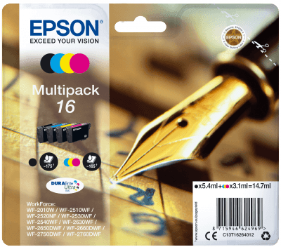 Epson 16 Series 'Pen and Crossword' multipack C13T16264012-PCR Business Solutions Ltd