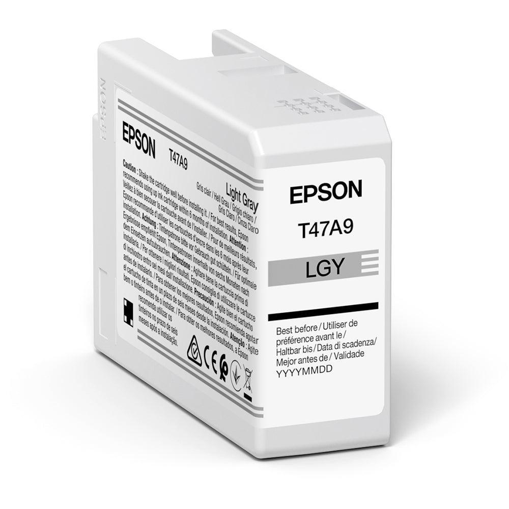 Epson C13T47A900 T47A9 Light Grey UltraChrome Pro 10 Ink Cartridge (50ml)-PCR Business Solutions Ltd