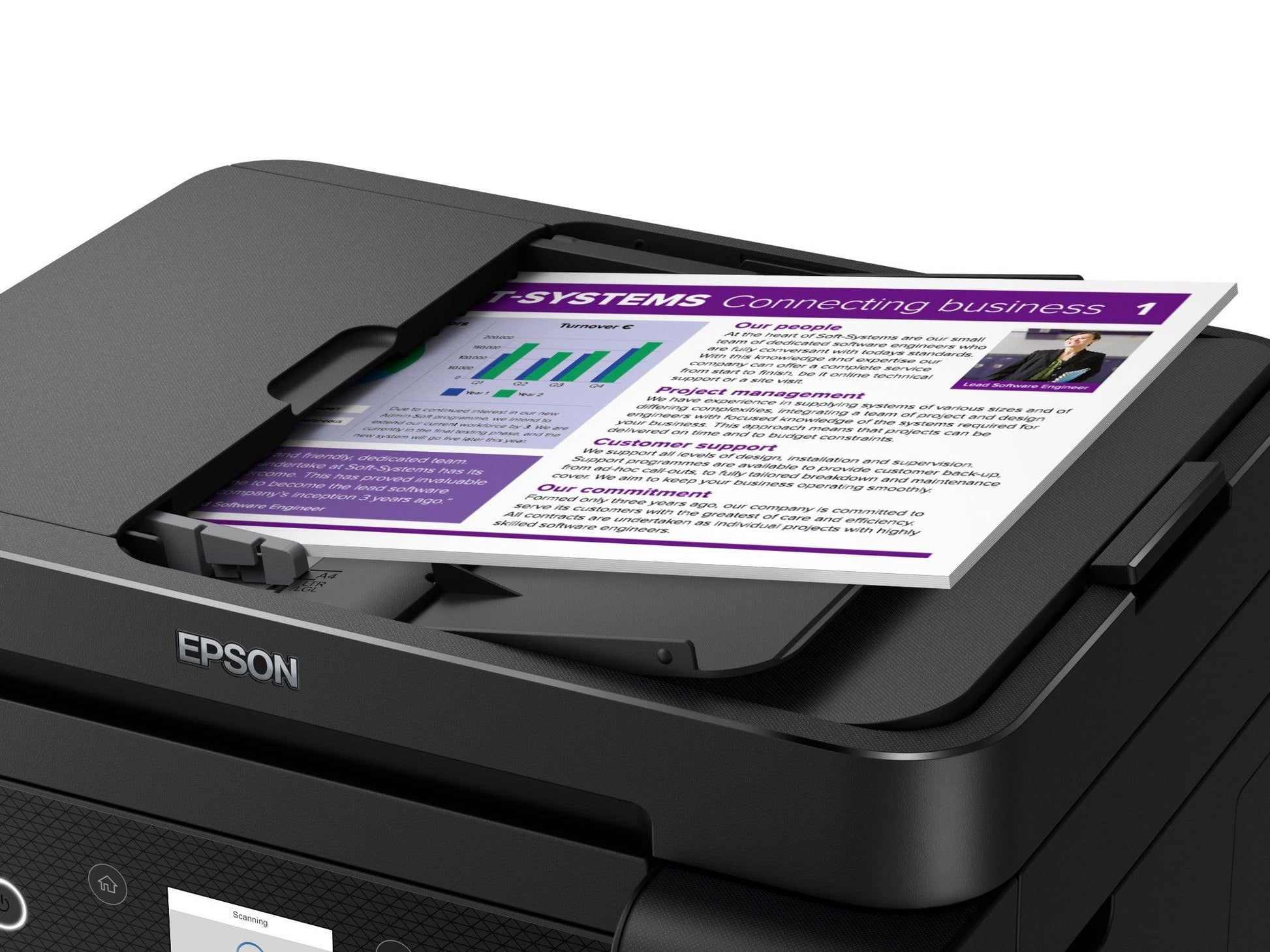 Epson EcoTank ET-3850 Colour Wireless All-in-One Inkjet Printer-PCR Business Solutions Ltd