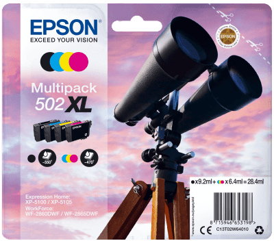 Epson Multipack 4-colours 502XL Inkjet Cartridge C13T02W64010-PCR Business Solutions Ltd