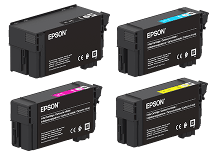 Epson T40C UltraChrome XD2 Ink Cartridge Multipack (50ml & 26ml) SC-T2100 SC-T3100, SC-T5100 - PCR Business Solutions Ltd