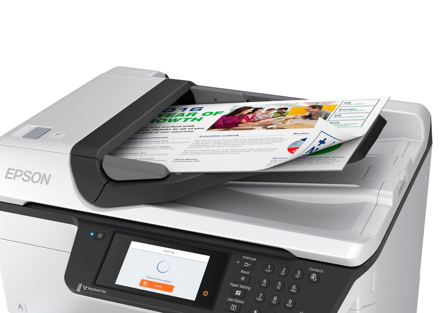 Epson WorkForce Pro WF-C878RD3TWFC A3 Colour MFP Printer-PCR Business Solutions Ltd