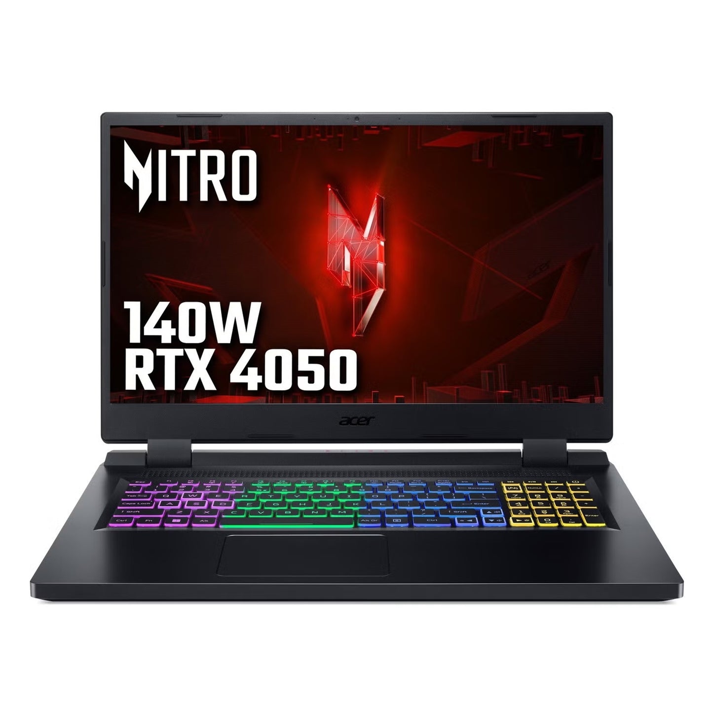 Acer Nitro 5 AN517-55 Gaming Laptop, 17.3 Inch FHD Screen, Intel Core i5-12450H 12th Gen Processor, GeForce RTX 4050, 16GB RAM, 512GB SSD, Windows 11 Home-PCR Business Solutions Ltd