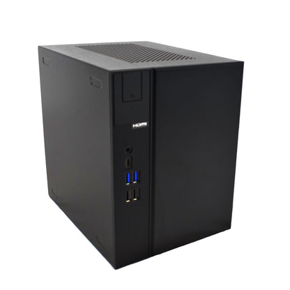 Small Form Desk Meet, Intel i5 13400F 10 Core 16 Thread 2.5GHz (4.6GHz Boost), 16GB Kingston RAM, 512GB Kingston NVMe M.2, 80 Cert PSU GTX1650 4GB Graphics - Prebuilt System-PCR Business Solutions Ltd