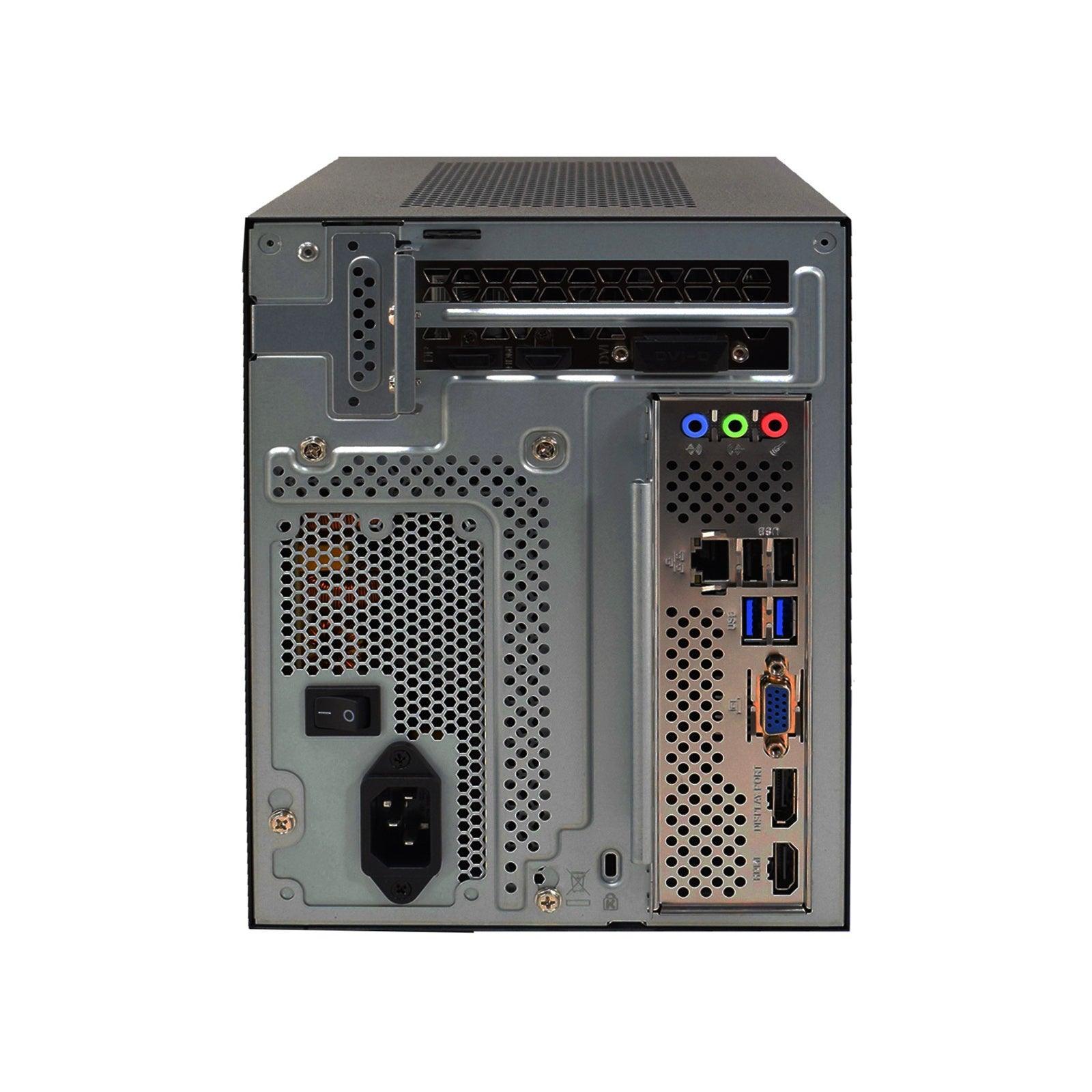 Small Form Desk Meet, Intel i5 13400F 10 Core 16 Thread 2.5GHz (4.6GHz Boost), 16GB Kingston RAM, 512GB Kingston NVMe M.2, 80 Cert PSU GTX1650 4GB Graphics - Prebuilt System-PCR Business Solutions Ltd