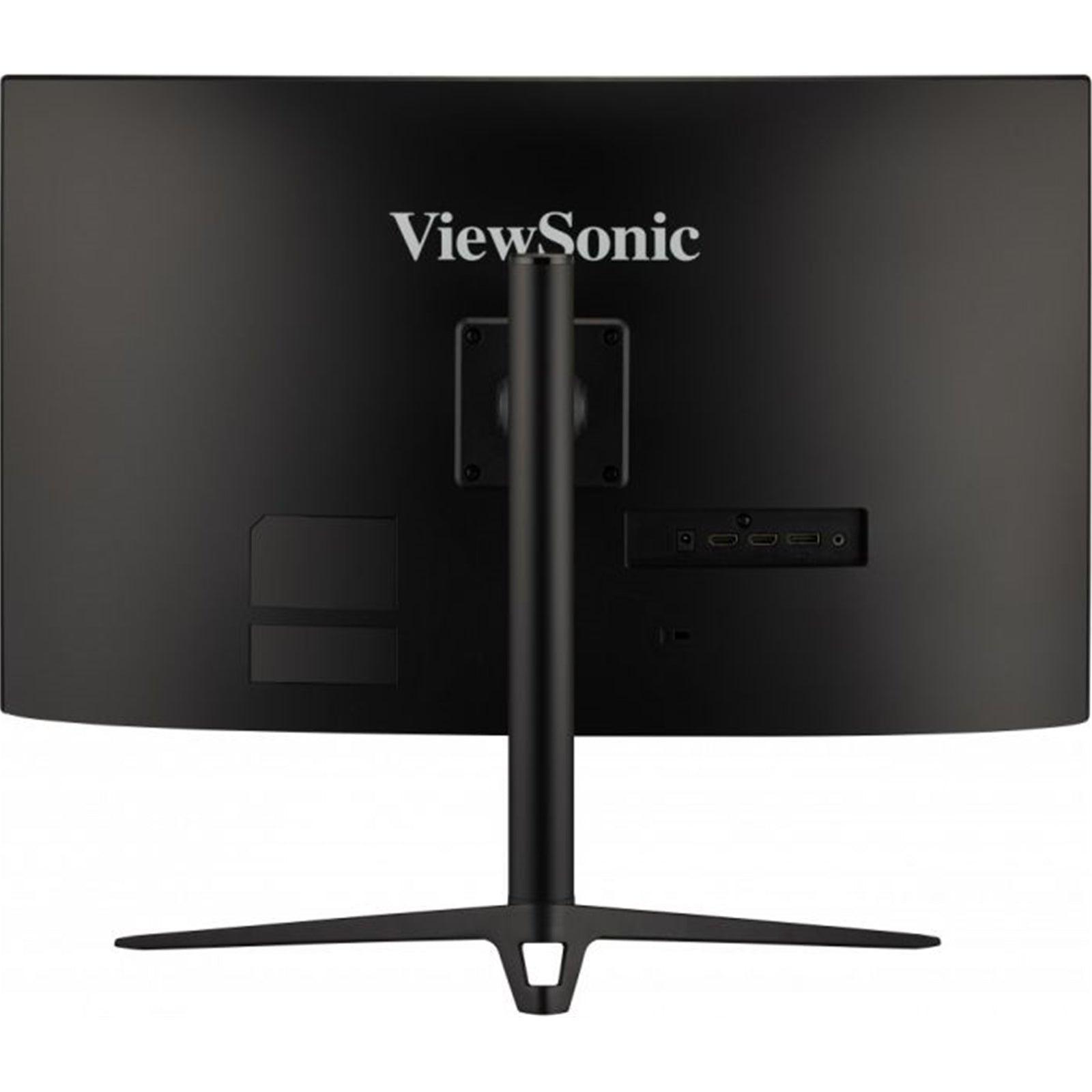 Viewsonic VX Series VX2718-2KPC-MHDJ 27 Inch Curved Gaming Monitor, 2K, 165Hz, Freesync, 1ms, Speakers, HDMI, Display Port, Height Adjust, Black-PCR Business Solutions Ltd