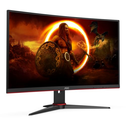 AOC 27" 3-Side Frameless Curved Gaming Monitor (C27G2ZE/BK), 1920 x 1080, 0.5ms, HDMI, DP, 240Hz, 6 Game Modes, VESA-PCR Business Solutions Ltd