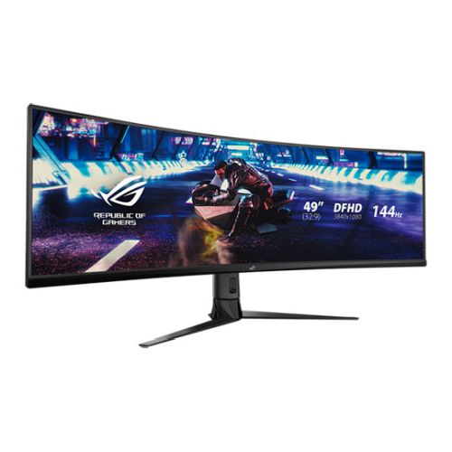 Asus 49" Super Ultra-Wide Gaming Monitor (XG49VQ), 3840 x 1080, 4ms, 2 HDMI, DP, Speakers, VESA-PCR Business Solutions Ltd