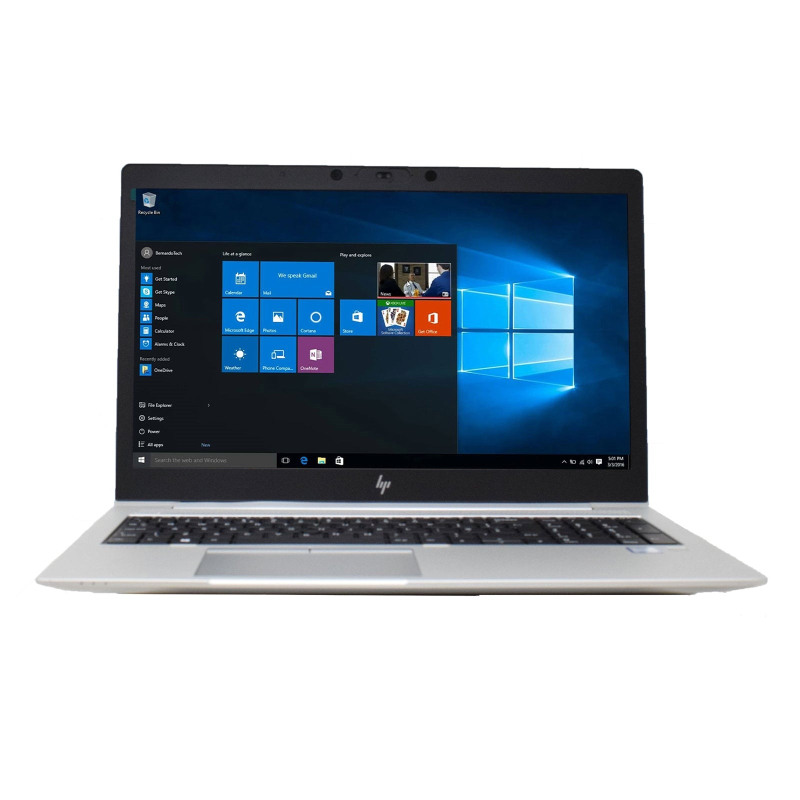 PREMIUM REFURBISHED HP EliteBook 850 G5 Intel Core i5-8250U 8th Gen Laptop, 15.6 Inch Full HD 1080p Screen, 8GB RAM, 256GB SSD, Windows 10 Pro-PCR Business Solutions Ltd