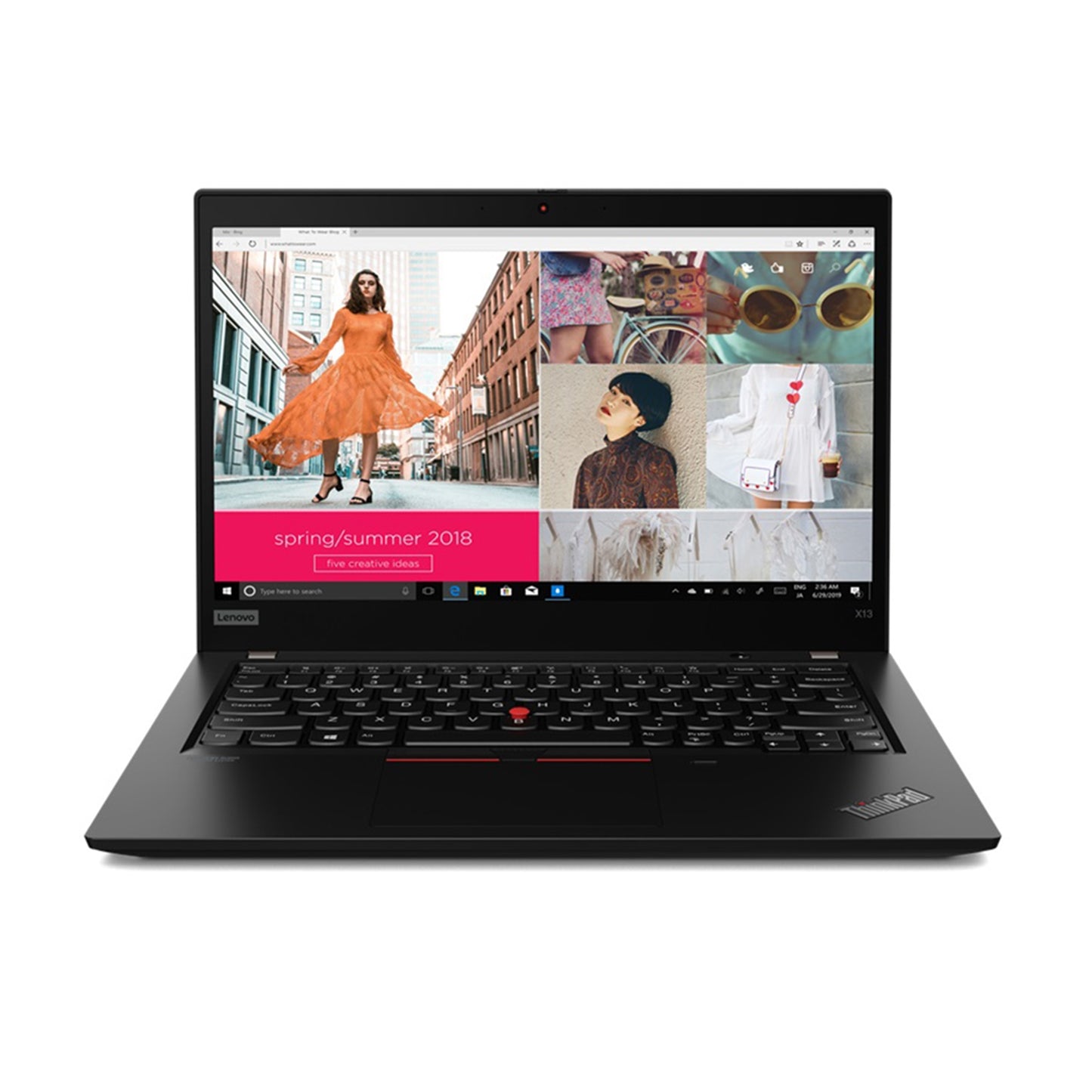 Lenovo ThinkPad X13 Laptop, 13.3 Inch Screen, AMD Ryzen 3 Pro 4450U 2.5GHz, 8GB RAM, 256GB SSD, AMD Radeon Graphics, Backlit Keyboard, Windows 10 Pro-PCR Business Solutions Ltd